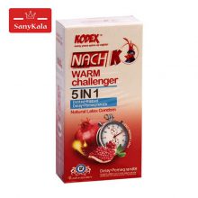 کاندوم کدکس مدل Warm Challenger 5in1 بسته 12 عددی